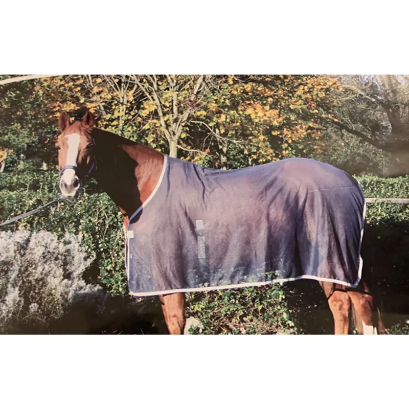 Horseware Rambo Net Cooler - Charcoal/Grey/White - 5ft3